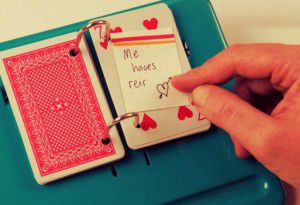 san valentin DIY- baraja de te quieros